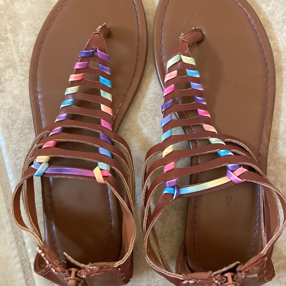 Girls sandals size 3